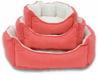 3 červené pelíšky Thermo Switch pro psy